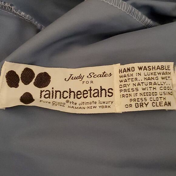 VINTAGE Judy Scates for Raincheetahs rain coat sz M - Picture 4 of 4